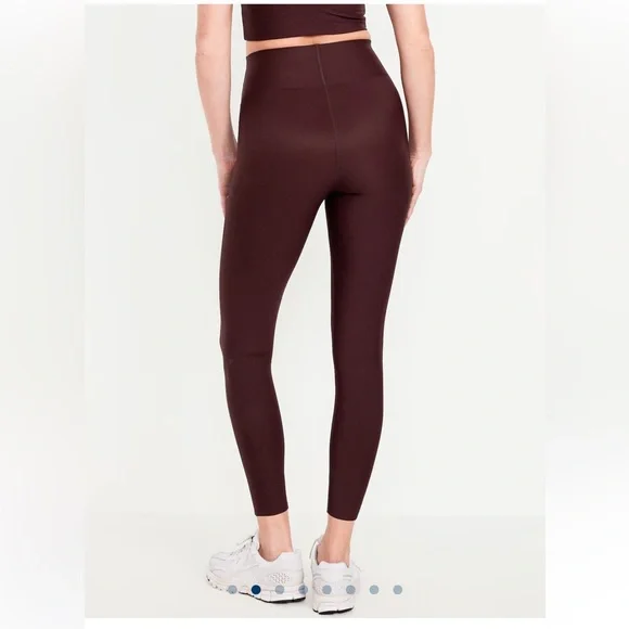 NWOT Extra High-Waisted PowerSoft Sculpt 7/8 Leggings Boxwood Size Small - Picture 2 of 7